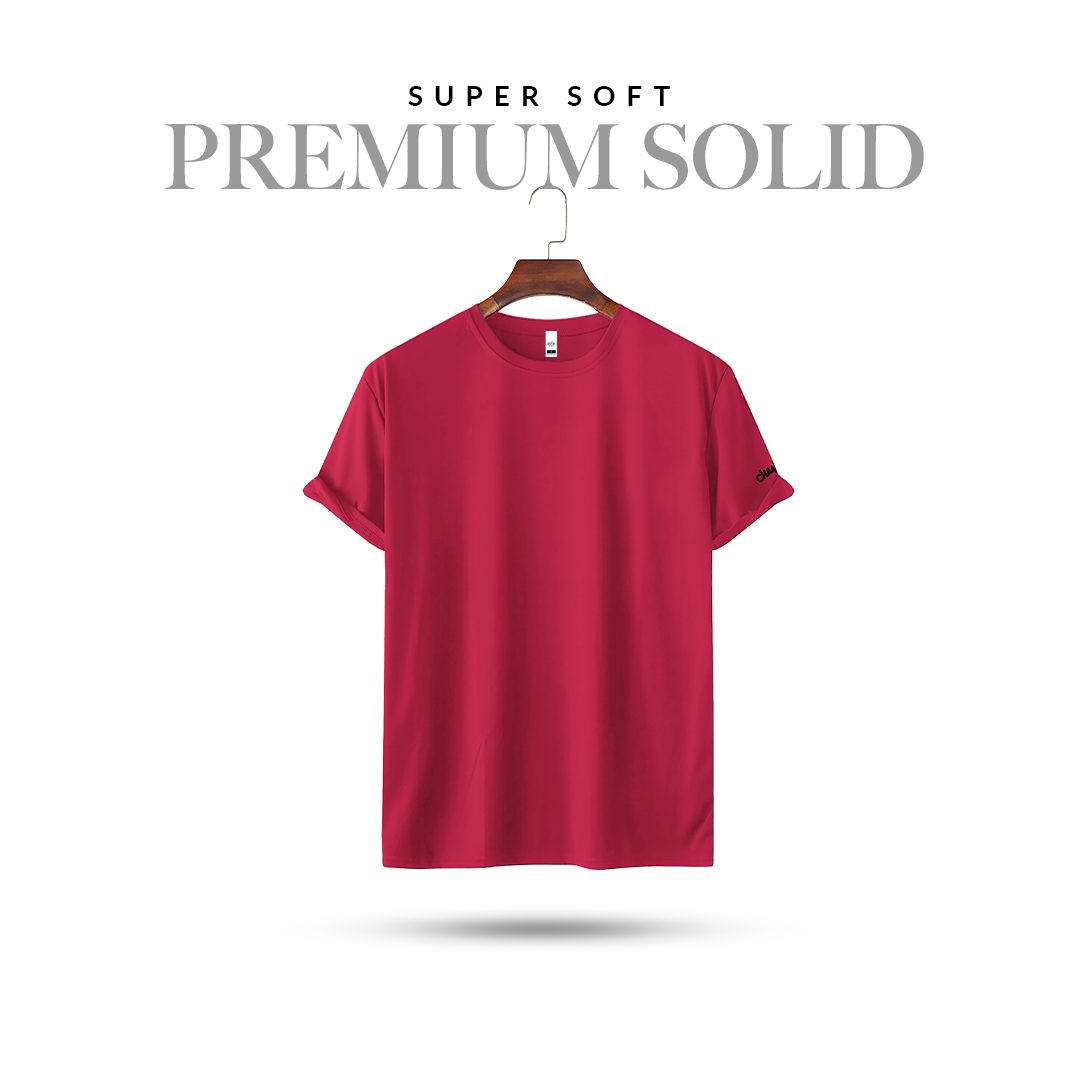 Premium Super Soft Viva Magenta - Solid T-Shirt