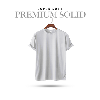 Premium Super Soft White - Solid T-Shirt