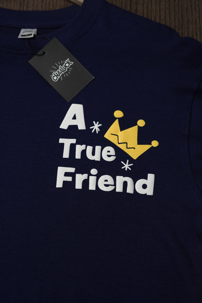 Premium Drop Shoulder T-Shirt - A True Friend | Super Soft Premium Fabric